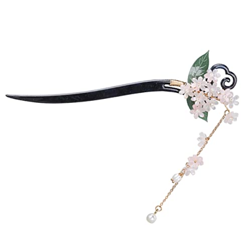 Ipetboom Quaste Haarnadel Retro-blumenhaarnadeln Japanischer Haarstab Haarschmuck Für Die Hochzeit Haarspangen Für Mädchen Chignon-haarnadel Chinesische Metall Fräulein Acetatfaser Einfach von Ipetboom