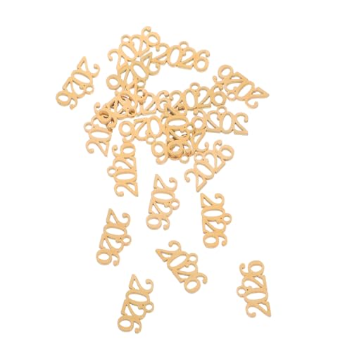 Ipetboom Quasten Anhänger „2026“ Quasten Anhänger „2026“ Für Die Abschlusskappe Neujahr Weihnachten Schmuckherstellung DIY Handwerk Schlüsselanhänger 20 Stück von Ipetboom