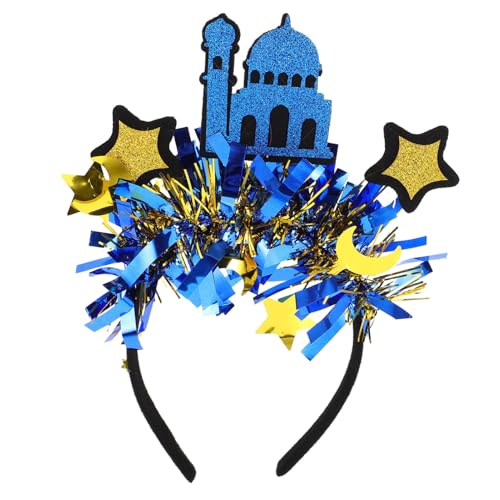 Ipetboom Castle Und Star Haarband Für Einstellbares Festival-zubehör Für Ramadan Und Eid Mubarak Glitzernde Feiertags-haaraccessoires Für Partys Und Feiern von Ipetboom
