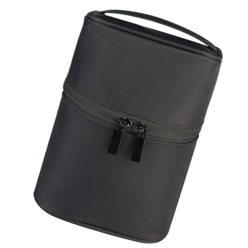 Ipetboom Reise Kosmetiktasche Groß wasserdichte Make-up Organizer Für Frauen Und Mädchen Tragbare Aufbewahrungstasche Mit Großem Fassungsvermögen Schwarz von Ipetboom