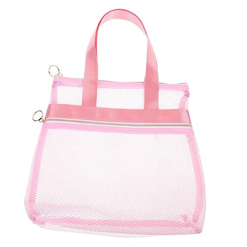 Reise-kulturbeutel Reisedusche Durchsichtige Tragetaschen Mesh-Strandtasche Duschraum Duschtaschen Für Damen Dusche Hängen Mesh-dusche Dusche Tragbar Bilden Container Nylon Reisen von Ipetboom