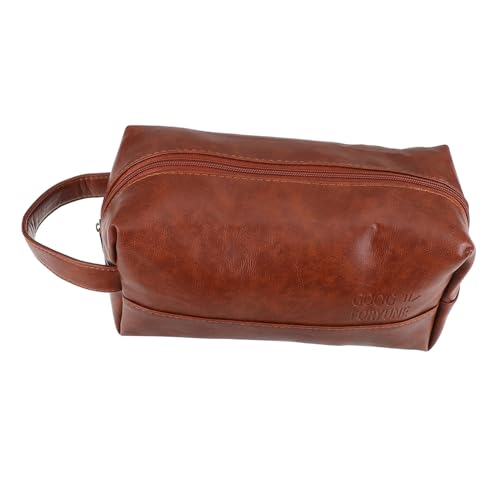 Ipetboom Toilettentasche Pu- Wasserabweisender Reise-Organizer Für Pflegeprodukte Und Kosmetik Praktisch Und Für Geschäftsreisen Und Urlaub von Ipetboom