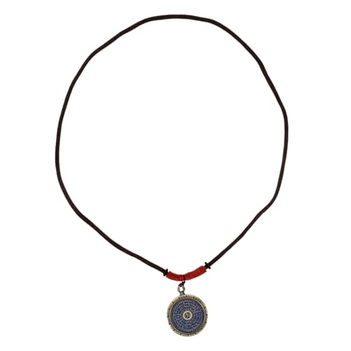 Ipetboom Retro Anhänger Halskette Vintage Stil Unisex Schmuck für Damen und Herren Festival Accessoire Modischer Kettenanhänger Passend zu Verschiedenen Outfits von Ipetboom