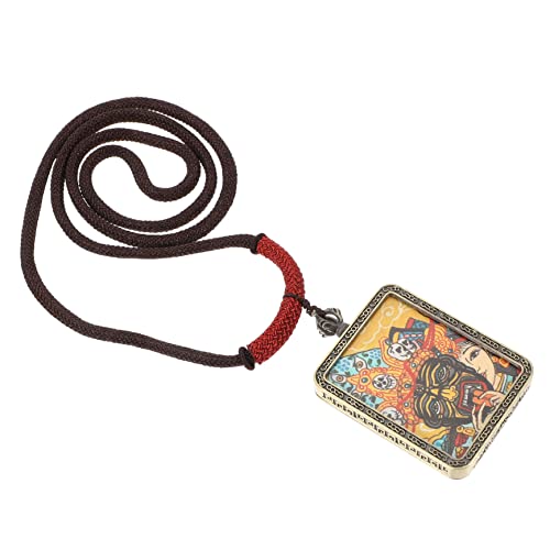 Ipetboom Retro Anhänger Halskette für Frauen und Männer Tragbare Dekoration Festival Schmuck für Pulloverkette Eleganter Gawuhänger mit Einzigartigem Design von Ipetboom