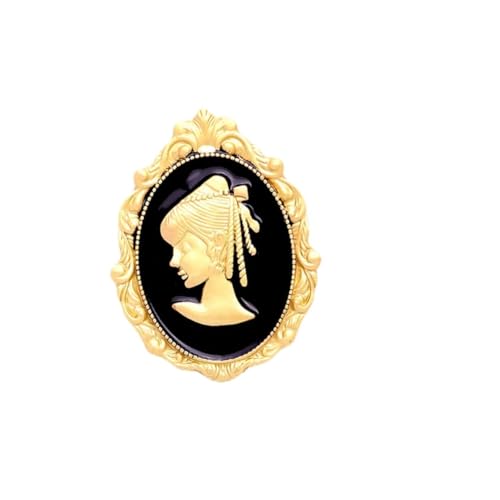 Ipetboom Retro Brosche für Frauen Vintage Embossment Schmuck für Kleidung Pullover Kleider Schals Dekoration für Partys Hochzeiten Besondere Anlässe Accessoires für Damen von Ipetboom