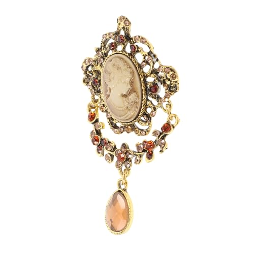 Ipetboom Retro Brosche mit Glitzersteinchen für Damen Anstecknadel im Vintage Stil als Modisches Kleidungsaccessoire für Cardigans Pullover und Kleider Ipetboom Retro Brosche mit Glitzersteinchen für Damen Anstecknadel im Vintage Stil als Modisches Kleidungsaccessoire für Cardigans Pullover und Kleider von Ipetboom
