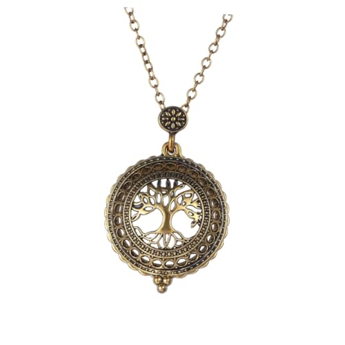 Ipetboom Retro Halskette Mit Lupenanhänger Hohl-out-kette Aus Legierung Kreative Schmuck-ornamente Für Alltag Und Partys Geschenkidee Mit Exquisiter Detailverzierung von Ipetboom