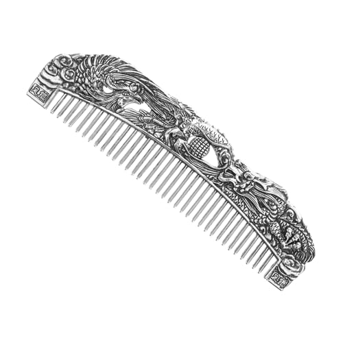 Ipetboom Retro Drachen Kamm aus Vintage Haarkamm für Männer und für Bart und Pflege Langlebig und Korrosionsbeständig Perfektes für Besondere Anlässe von Ipetboom