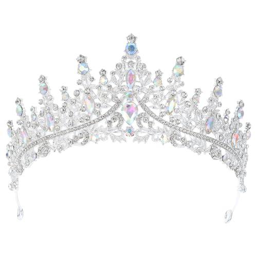 Ipetboom Retro Krone für Tiara für Hochzeiten Geburtstagsaccessoires und Partys Stirnband mit Exquisiter Handwerkskunst Sicherer und Bequemer Sitz Vielseitig von Ipetboom