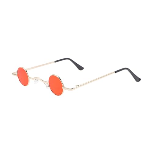 Ipetboom Retro Punk Sonnenbrille Metallrahmen Rund Vintage Sonnenbrille Männer Damen Modisch Kratzfest Robust Ipetboom Retro Punk Sonnenbrille Metallrahmen Rund Vintage Sonnenbrille Männer Damen Modisch Kratzfest Robust von Ipetboom