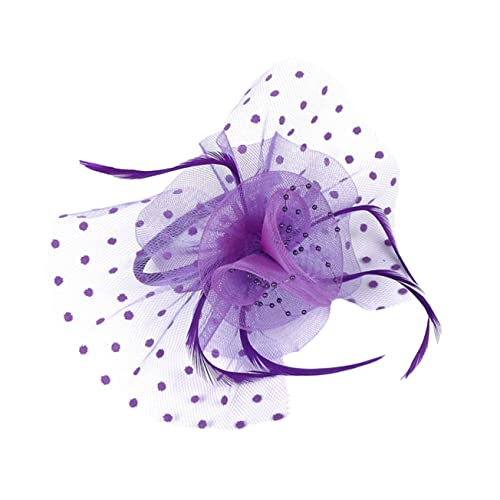 Ipetboom Retro -Spitzenblumen -Top -Hut Kostümhut Halloween für Kopfbedeckung aus Mesh Mesh-Kopfschmuck-Hut Maskerade Kopfbedeckung Fascinator-Hüte Gittergewebe Violett Ipetboom Retro -Spitzenblumen -Top -Hut Kostümhut Halloween für Kopfbedeckung aus Mesh Mesh-Kopfschmuck-Hut Maskerade Kopfbedeckung Fascinator-Hüte Gittergewebe Violett von Ipetboom