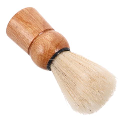 Ipetboom Bartbürste Für Männer Rasierpinsel Schaumbürste Mit Holzgriff Für Bartpflege Reisegeeignet Ergonomisches Design Einfache Reinigung Robuste Konstruktion von Ipetboom