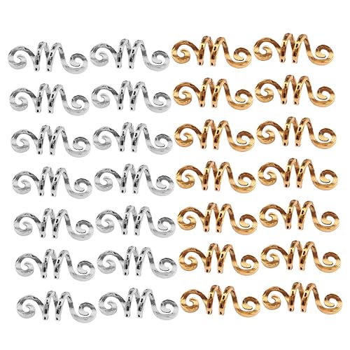 Ipetboom 40stücke Retro Dreadlock Ringe Aus Legierung Verstellbare Haarschmuck Accessoires Für Zöpfe Und Dreadlocks Und Silber Je von Ipetboom