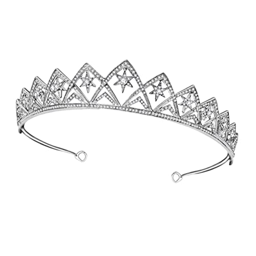 Ipetboom Rhinestone Brautkrone aus Legierung Funkelnder Haarreif für Frauen und Brautjungfern Eleganter Haarschmuck für Hochzeit Rostfrei Hautfreundlich und Langlebig von Ipetboom