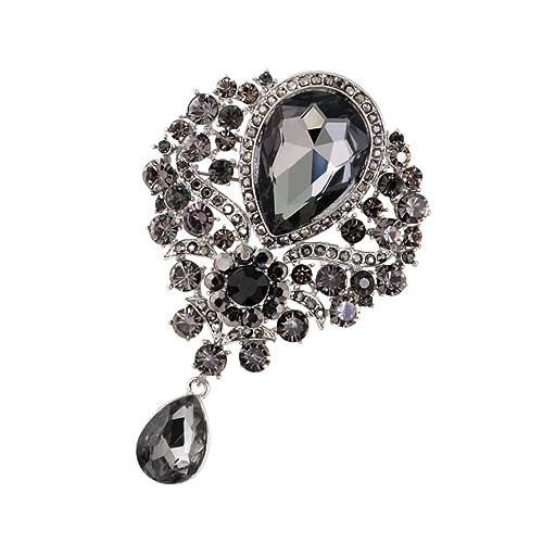 Ipetboom Strass Brosche Pin Für Damen Kleidung Mantel Tasche Rucksack Hüte Anstecknadel Glas Broschennadel Schmuck von Ipetboom