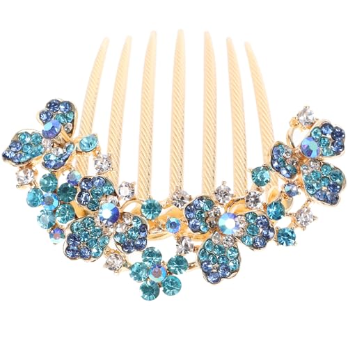 Ipetboom Rhinestone Haarkamm Für Bräute Dekorativer Hochzeitshaarschmuck Elegantes Haaraccessoire Für Frauen Mit Funkelndem Design Für Hochzeiten Und Besondere Anlässe von Ipetboom
