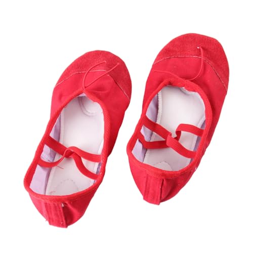 Ipetboom Rutsch Ballettschuhe mit Elastischem Band Leichte Tanz und Yogaschuhe Professionelle rutschfeste Sohle Langlebiges Material Geeignet für Ballett Yoga Modernes Tanzen und von Ipetboom