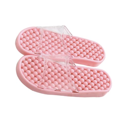 Ipetboom Rutschfeste Badepantoletten Damen Massagefunktion Atmungsaktive Pvc duschschuhe Komfortable Hausschuhe für Frühling Sommer Herbst von Ipetboom