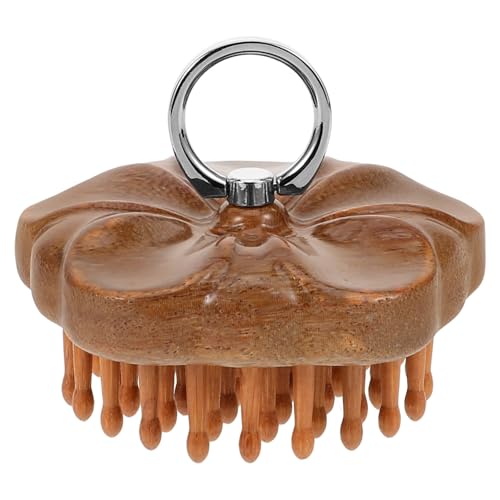 Ipetboom Sandelholz-massage Kamm Schwanzkamm Lockenstab Scheidekamm Schlag Kämme Beheizte Haarbürste Kabelloser Haarglätter Rotierende Föhnbürste Styler Begradigung Frisierkamm Männer Brown von Ipetboom