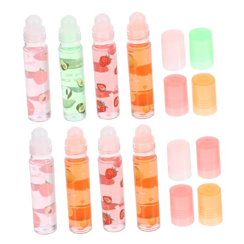 Ipetboom Sanfter Feuchtigkeitsspendender Lipgloss Für Die Lippen 8-teiliges Frucht-lippenstift-set Farbloses Lippenöl Für Frauen Zufällige Farbe von Ipetboom