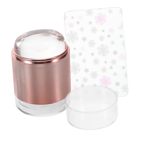 Ipetboom Nail Art Stamping Set Mit Doppelseitigem Silikon-stempel Und Gold Design Transparente Stempelschablone Für Kreative Nageldekoration Und Maniküre von Ipetboom