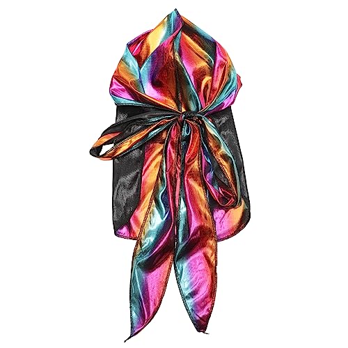 Ipetboom Schal Chemo-kopfbedeckung Seidenhaube Haarhaube Piratenhut Seidenschlaf Motorhaube Seidenmütze Große Motorhaube Perückenkappe Schädelkappen Für Männer Haube Für Lockiges Haar Stoff von Ipetboom