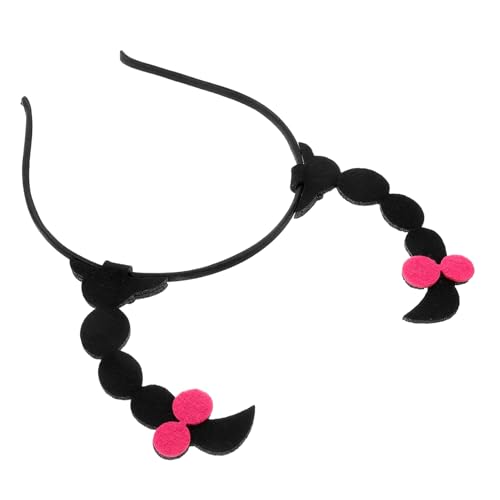 Ipetboom Geflochtenes Stirnband Mit Befestigten Kunsthaaren Lustiges Haarband Für Party Und Fotoshootings Leichtes Haarstyling Komfortables Design Für Frauen Und Mädchen von Ipetboom