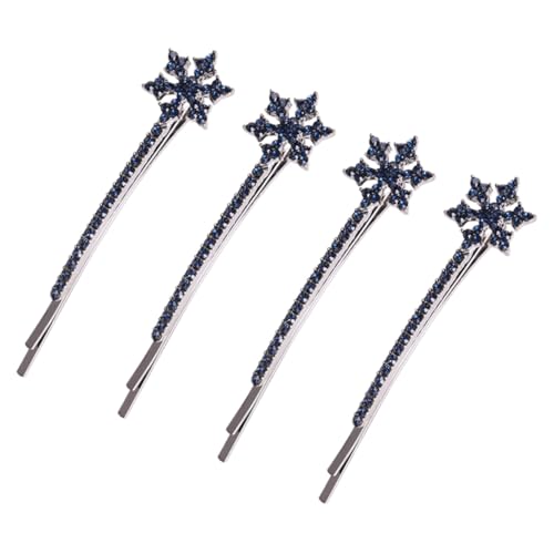 Ipetboom 4stücke Schneeflocken Haarklammern Dekorative Haaraccessoires Für Frauen Für Weihnachten Und Festliche Anlässe Langlebig Und Elegant Passend Für Jeden Look von Ipetboom