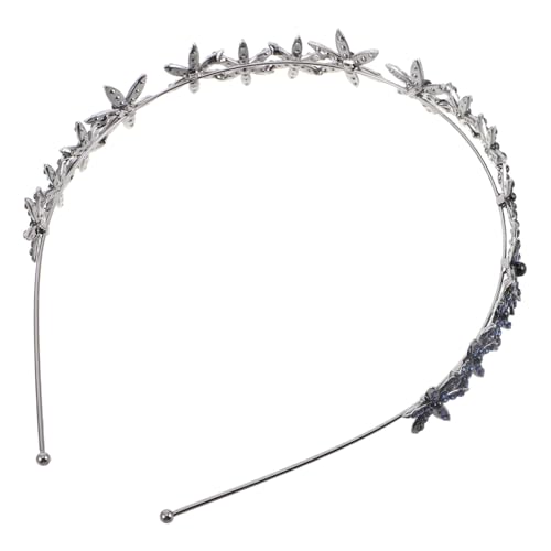 Ipetboom Schimmerndes Schneeflocken Haarreif mit Funkelnden Strasssteinen Druckfester Sitz Modisches Haarschmuck Accessoire für Damen und Mädchen zu Party Hochzeit und Festlichen Anlässen von Ipetboom