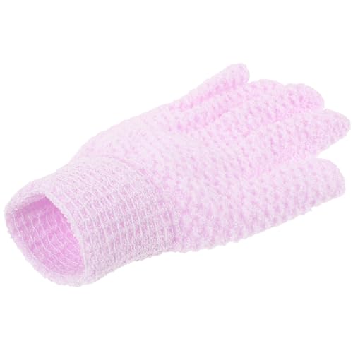 Ipetboom Schlammreibungsartefakt Feuchttücher Körperwäsche Bürsten Haut Peelinghandschuh badzubehör handschuhe putzen fäustel Scheuerhandschuh Peeling-Handschuhe zum Handtuch Lavender von Ipetboom