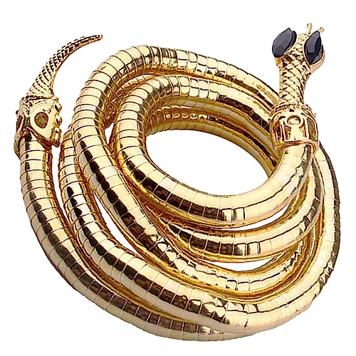 Ipetboom Flexibles Schlangenarmband Wickelarmband Als Halskette Schlangenschmuck Für Damen Armreif Schlangenaccessoire Ipetboom Flexibles Schlangenarmband Wickelarmband Als Halskette Schlangenschmuck Für Damen Armreif Schlangenaccessoire von Ipetboom