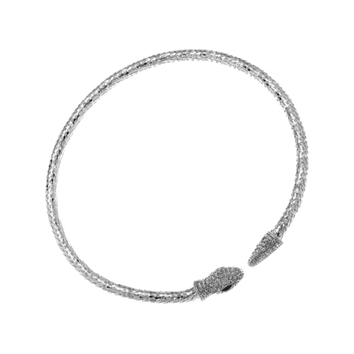 Ipetboom Schlangenkette Halskette Damen Verstellbar Snake Chain Choker Statement Schmuck Kratzfest Rostfrei Modisch für Alltag und Party von Ipetboom