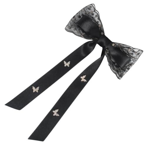 Ipetboom Retro Bow Hair Clip Für Frauen Französischer Vintage Stil Mit Großem Schleifen-design Für Partys Und Alltag Haaraccessoire von Ipetboom