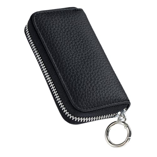 Ipetboom Schlüsselmäppchen Robust Multifunktional Schlüsselorganizer Auto Schlüsselhalter Schwarz Stilvoll Praktisch von Ipetboom