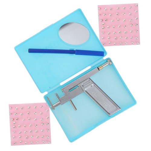 Ipetboom Schmerzfreie Ohrlochstechpistole aus Edelstahl Ohrloch Stechen Werkzeug für Damen Mädchen Langlebig Rostfrei Präzise Piercing Zubehör für Zuhause und Profi Anwendung von Ipetboom