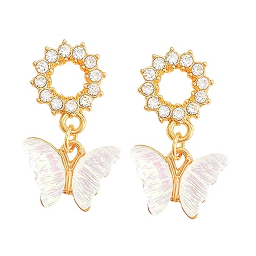 Ipetboom Schmetterlings Ohrstecker Damen Leichtes Ohrschmuck Modisch für Alltag und Besondere Anlässe Geschenkidee für Frauen Mädchen von Ipetboom