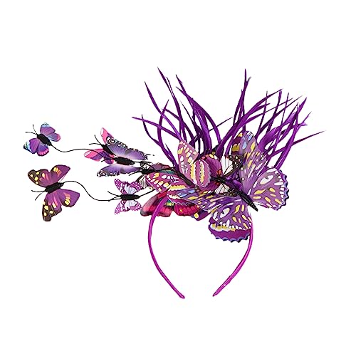 Ipetboom Schmetterling Fascinator Stirnband für Frauen Teeparty Haaraccessoire Elegantes Schmetterlingsdesign Tragegefühl für Kostümpartys und Feierlichkeiten Ipetboom Schmetterling Fascinator Stirnband für Frauen Teeparty Haaraccessoire Elegantes Schmetterlingsdesign Tragegefühl für Kostümpartys und Feierlichkeiten von Ipetboom