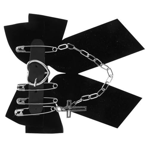 Ipetboom Haarspangen Mit Krokodilklemmen Und Schleife Gothic-haarspangen Für Damen Multifunktionales Halloween-zubehör von Ipetboom