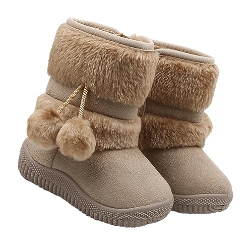 Ipetboom Schneestiefel Für Kleinkinder Mädchen Winter Warme Lauflernschuhe Mit Rutschfester Sohle Babyschuhe Für Camping Wandern Laufen von Ipetboom