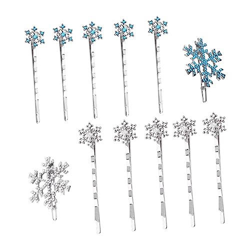 Ipetboom 12stücke Weihnachts-schneeflocken Haarclips Für Mädchen Elegante Haarklammern Haarnadeln Und Haaraccessoires Für Festliche Anlässe Und Tägliches Tragen Und Transparent von Ipetboom