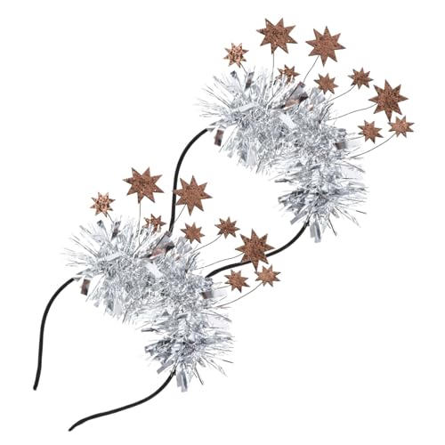 Ipetboom Schöner Haarreif Für Die Braut Silbernes Stern-stirnband Für Partys Und Feiern von Ipetboom