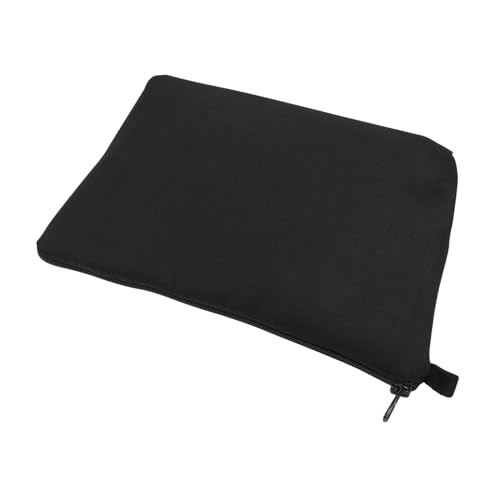 Ipetboom Schwarze Kosmetiktasche Damen Kompakte Makeup Bag mit Reißverschluss Multifunktionaler Organizer für Reisen Alltag und Business Tragbare Kulturbeutel für Kosmetika Lippenstift und von Ipetboom