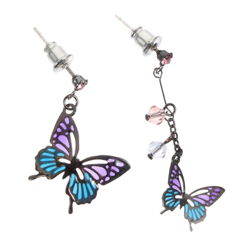 Ipetboom Schwarze Schmetterling Ohrstecker aus Emaille Party Ohrringe für Mädchen Einzigartiger Schmuck für Sommer und Besondere Anlässe Stilvolle Damenaccessoires von Ipetboom