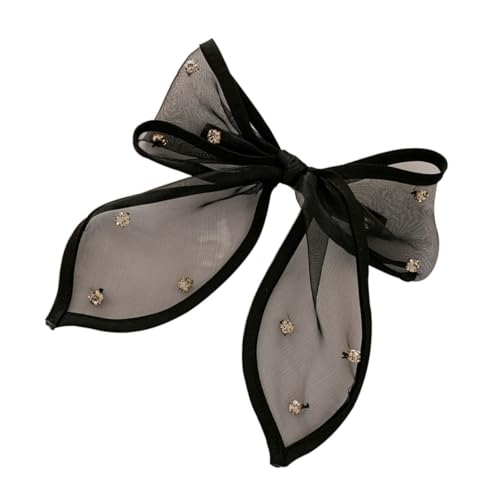 Ipetboom Schwarze Spitzen Haarspange mit Funkelndem Strass Schleifenmotiv Robuste Haarklammer für Damen Rutschfest und Schonend für Partys Arbeit und Alltag Vielseitiges Haarschmuck Ipetboom Schwarze Spitzen Haarspange mit Funkelndem Strass Schleifenmotiv Robuste Haarklammer für Damen Rutschfest und Schonend für Partys Arbeit und Alltag Vielseitiges Haarschmuck von Ipetboom