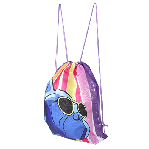 Ipetboom Schwimmrucksack Aus PVC Zusammenklappbar Mit Kordelzug Stabile Gurtbänder Für Bequemes Tragen Großes Hauptfach Für Persönliche Gegenstände Für Schwimmbad Strand Camping Und von Ipetboom