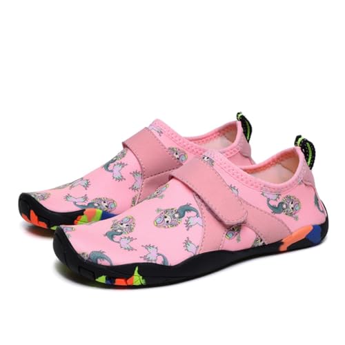 Ipetboom Schwimmschuhe Unisex Atmungsaktiv rutschfest Wasserschuhe für Jungen Mädchen Strand Pool Outdoor Tauchen Schnorcheln Rosa von Ipetboom
