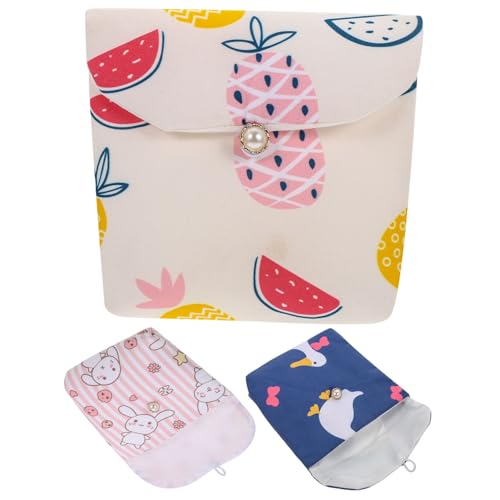 Ipetboom Servietten-Organizer-Tasche 3-teilig Kompakte Aufbewahrung Für Damen Mehrzwecktasche Modisches Und Praktisches Design von Ipetboom