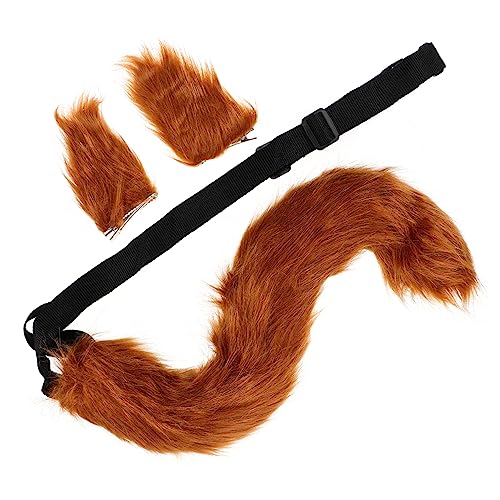 Ipetboom 1 Set Falsche Fuchs Ohr Haarschmuck Mit Schwänzchen Clip Lustiges Accessoire Für Cosplay Und Halloween Wunderschöne Kopfbedeckung Camel Farbe Ipetboom 1 Set Falsche Fuchs Ohr Haarschmuck Mit Schwänzchen Clip Lustiges Accessoire Für Cosplay Und Halloween Wunderschöne Kopfbedeckung Camel Farbe von Ipetboom