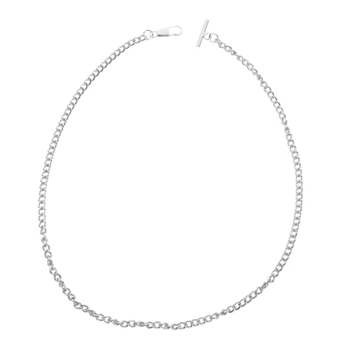 Ipetboom Uhrenkette Für Taschenuhr Aus Metall Vintage-Design Mit T-bar-Schnalle Passend Für Jeansgürtel Und Anzugwesten Für Männer Und Frauen von Ipetboom