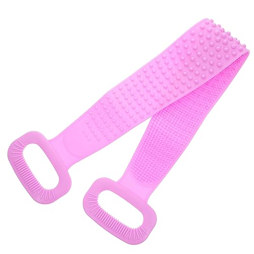 Ipetboom Silikon-badetuch Duschtuch Mit Peeling-gurt Bade-massagebürste Zur Rücken- Und Schulterreinigung von Ipetboom